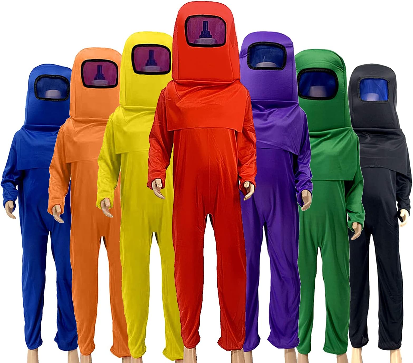 JQMAOAstronaut Costume Jumpsuits for Boys Kids Anime Cosplay Christmas Costumes Carnival Party with Helmet Backpack