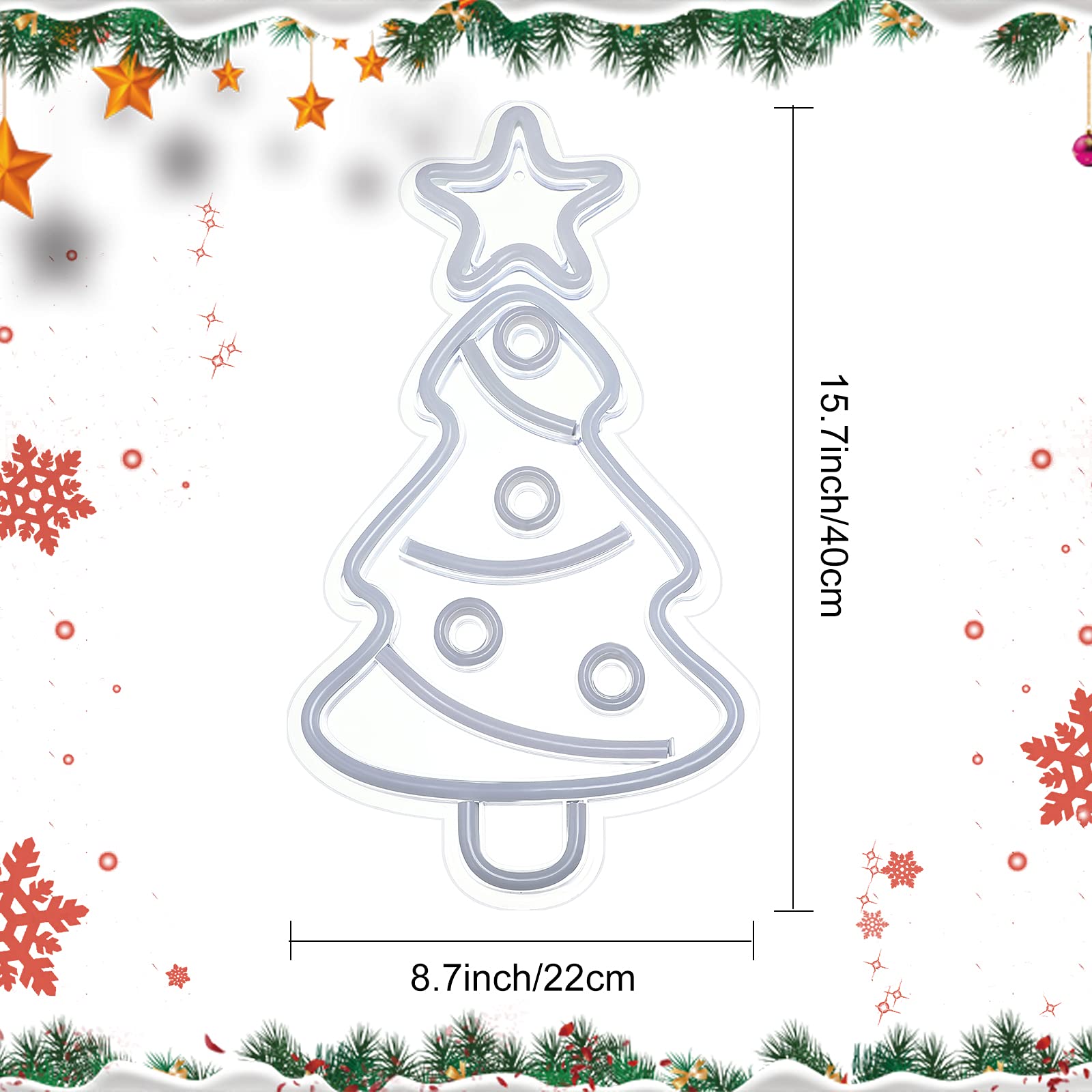 Amazon.co.jp: クリスマスツリーネオンライトサイン クリスマスツリー