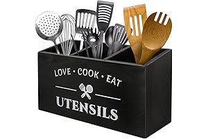 Rustic Kitchen Utensil Holder for Countertop Organization