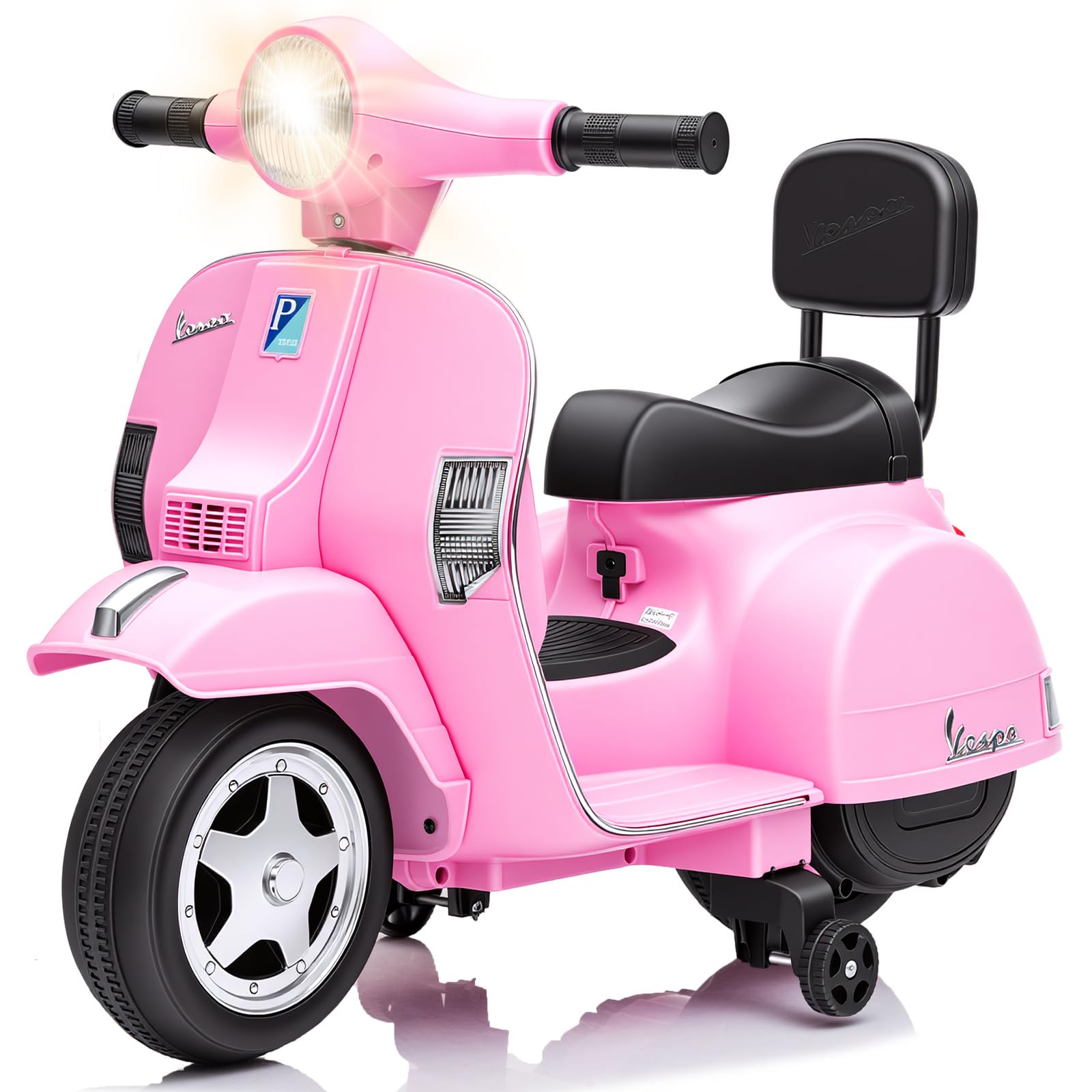 Garvee Moto Elettrica per Bambini Mini Vespa Scooter Motorino Elettrico 6V