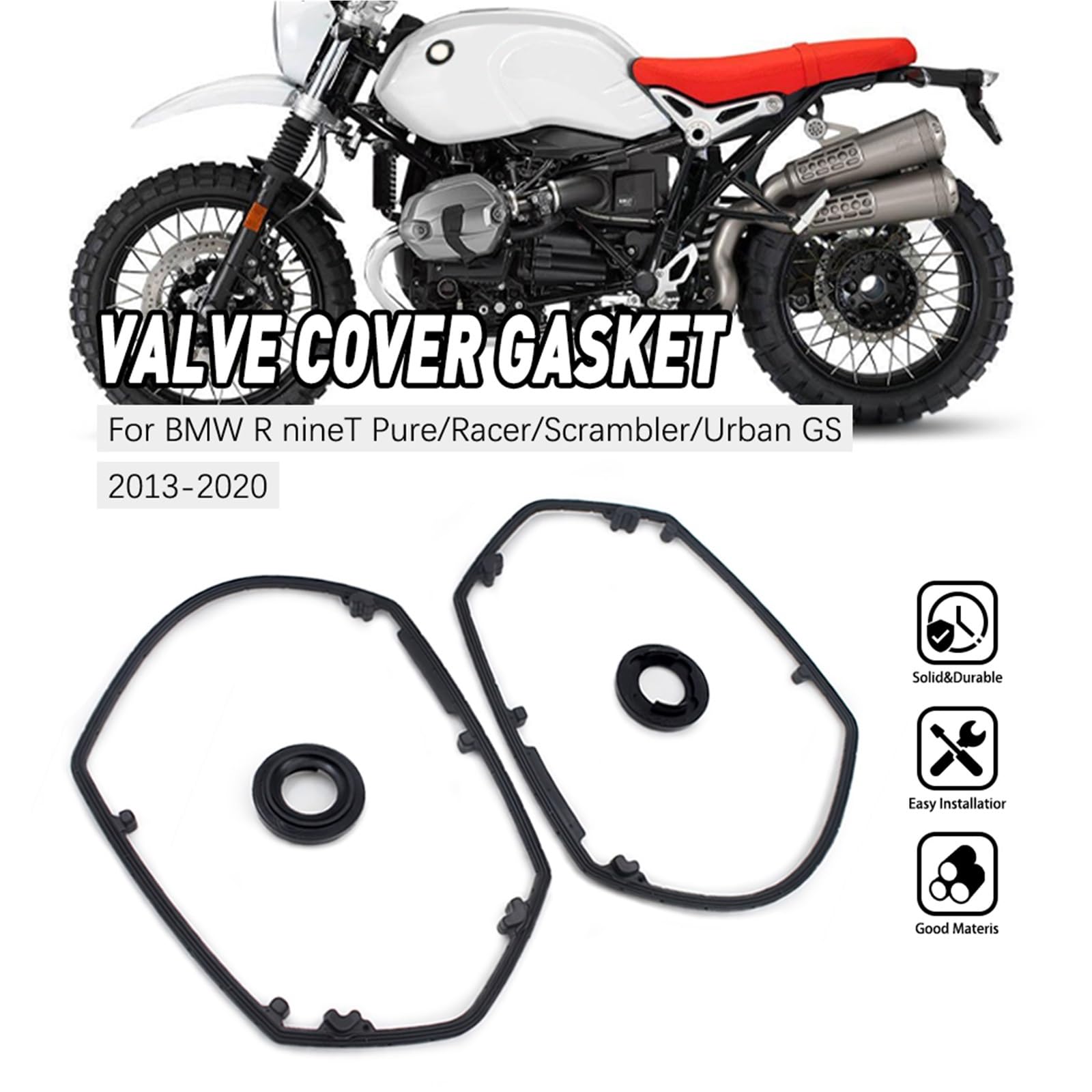 Pierścieniem Tłokowym Pasuje do BMW serii R Rnine T RnineT Pure Racer Scrambler Urban GS Zestaw uszczelek do skrzynek zaworów