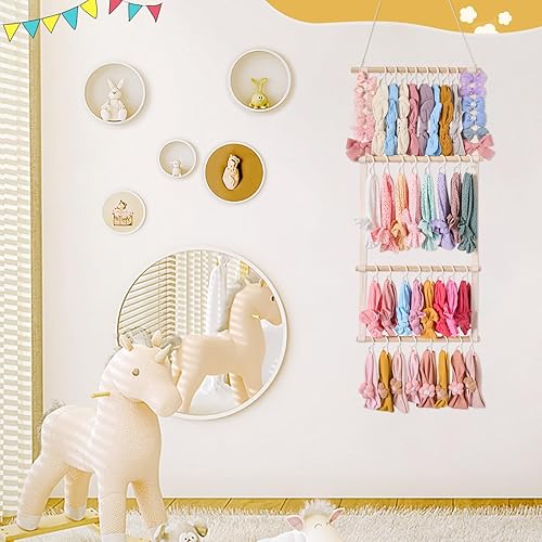Miniatura 2 de Soporte para diadema para bebé niña, organizador de diadema para niñas, soporte para lazo para el pelo de niñas, accesorios para recién nacidos,