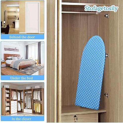 Miniatura 4 de Tabla de planchar, mesa de planchar plegable para dormitorio, hogar, uso en lavandería