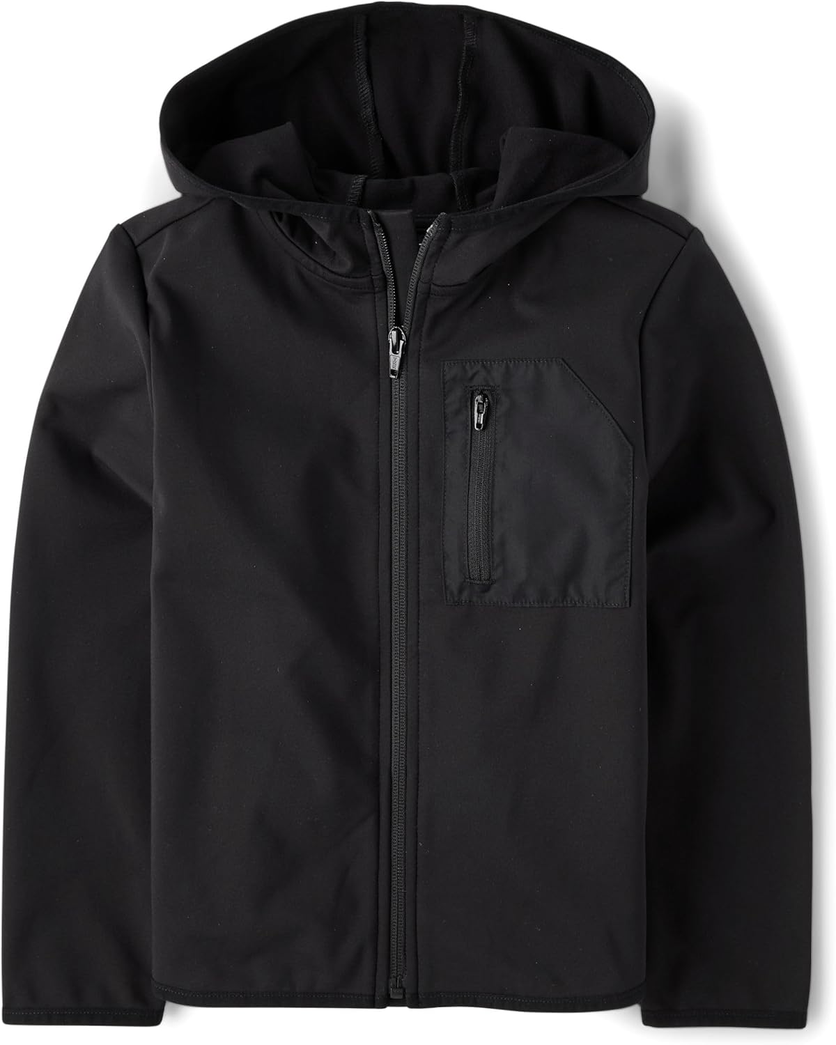 The Children's Place boys Soft Tech Hooded Full Zip Up Sweatshirt