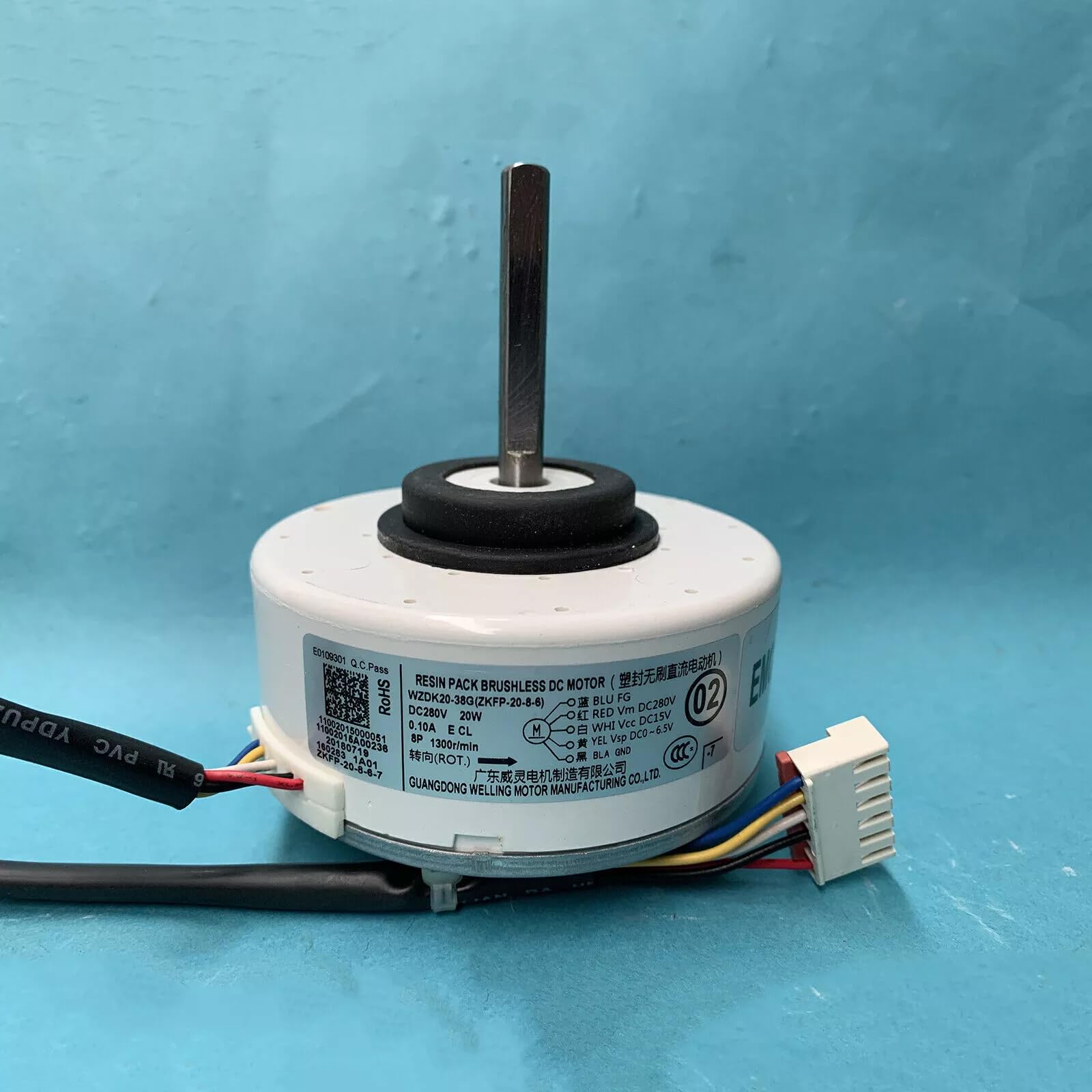 Klimaanlage Motor 20W WZDK20-38G (ZKFP-20-8-6) bürstenloser DC Lüftermotor OEM