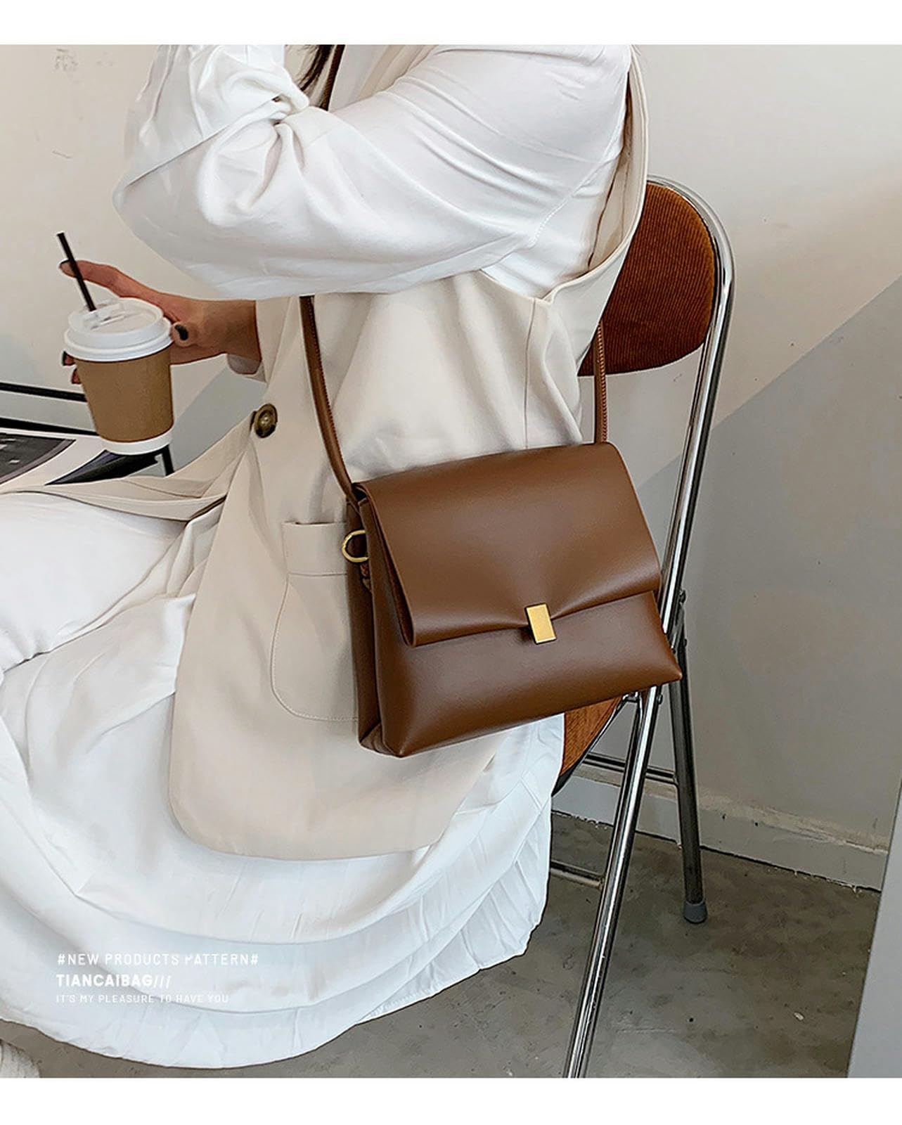 Torba na ramię damska retro Hobo Tote Crossbody torebki torebki