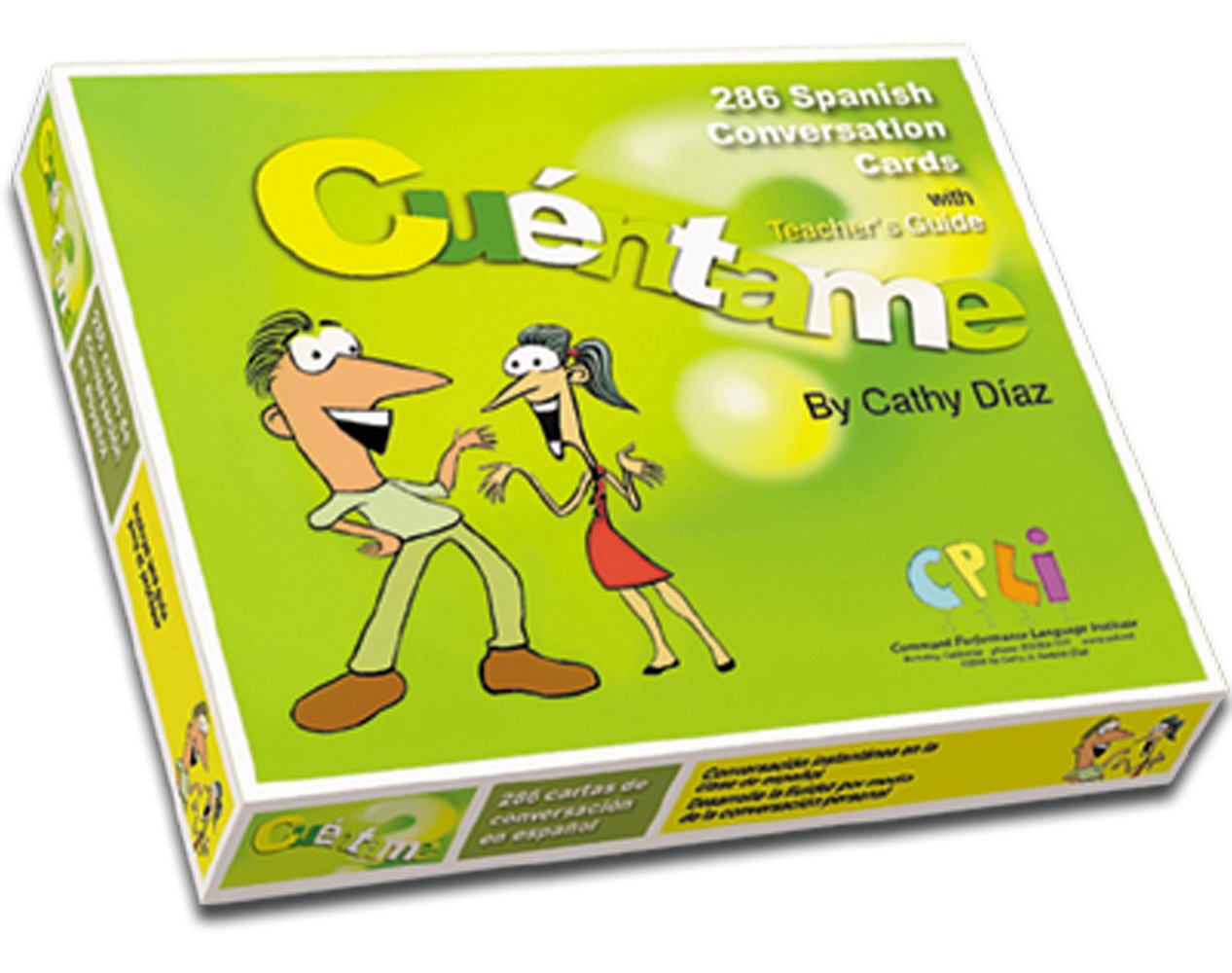 Cuéntame: 286 Spanish Conversation Cards (Spanish Edition) Board book – November 2, 2009