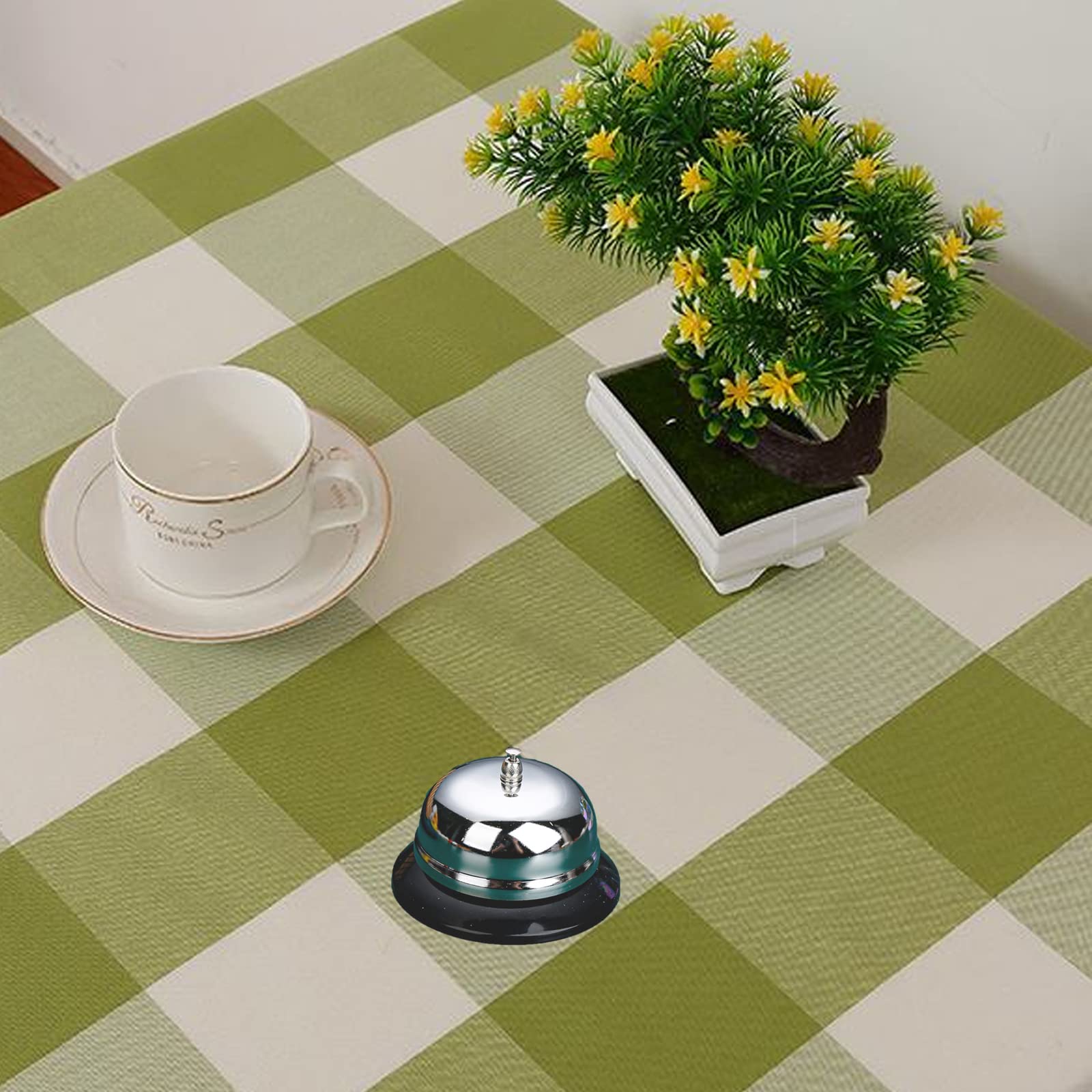 2 Campanelli Da Tavolo Metallici - Per Reception, Ristoranti, Hotel E Addestramento Animali - Foto 3