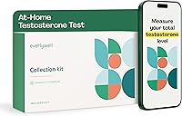 Vista 1 de Everlywell At-Home Testosterone Collection Kit for Men, Measures Total Testosterone Level for Accurate Results from CLIA-Certified Labs, Ages 18 Plus