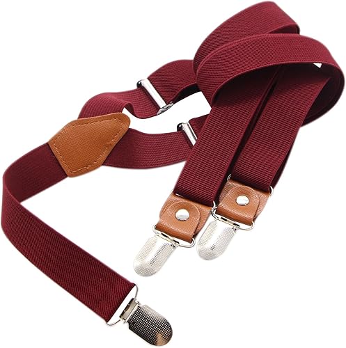 Miniatura 3 de Conjunto de tirantes y corbatín preatado para niños y hombres, casual y formal