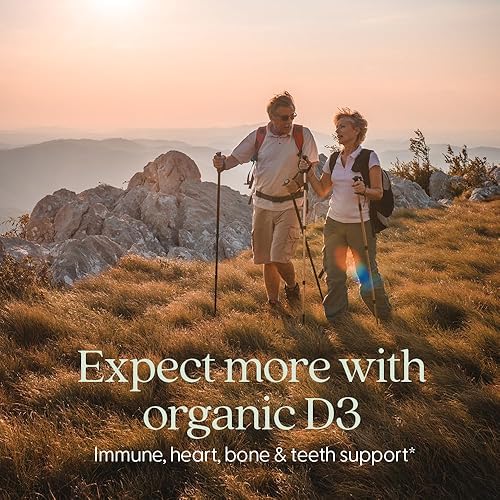 Miniatura 2 de New Chapter Vitamina D3 vitamina D3 fermentada 2000 UI orgánica hierbas diarias  integrales hongo Reishi adaptogénico para apoyo inmunológico salud