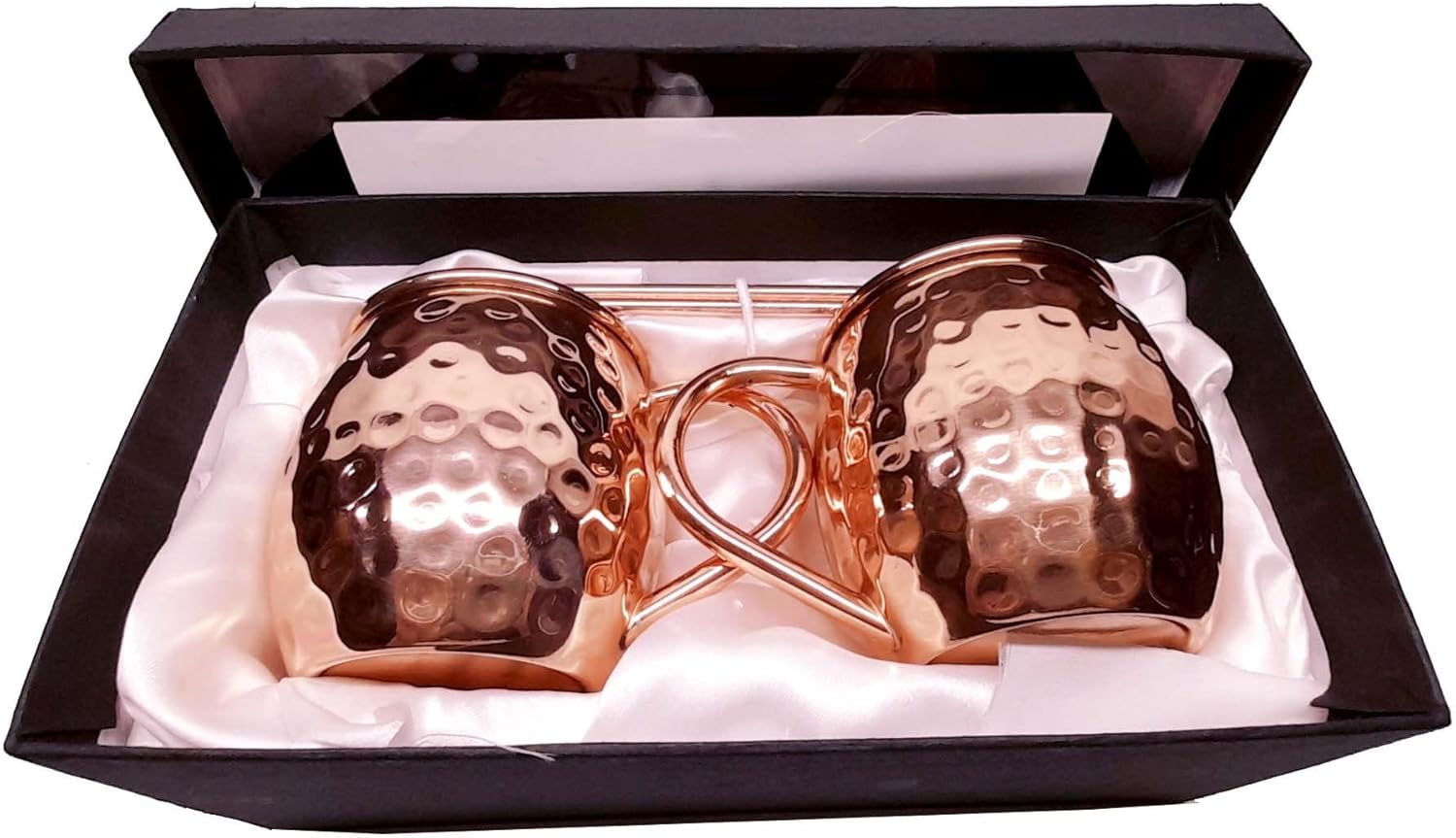 Copper Moscow Mug 16 Oz Set Of 4 Pcs (2Pcs Mug & 2Pcs Straw 18cms Lenght) With Gift Box Packing With Leak Proof Designed By ORNATE INTERNATIONAL