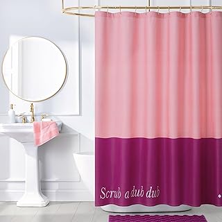 Kate Spade New York Scrub A Dub Dub Color Block Shower Curtain, 72 in x ...