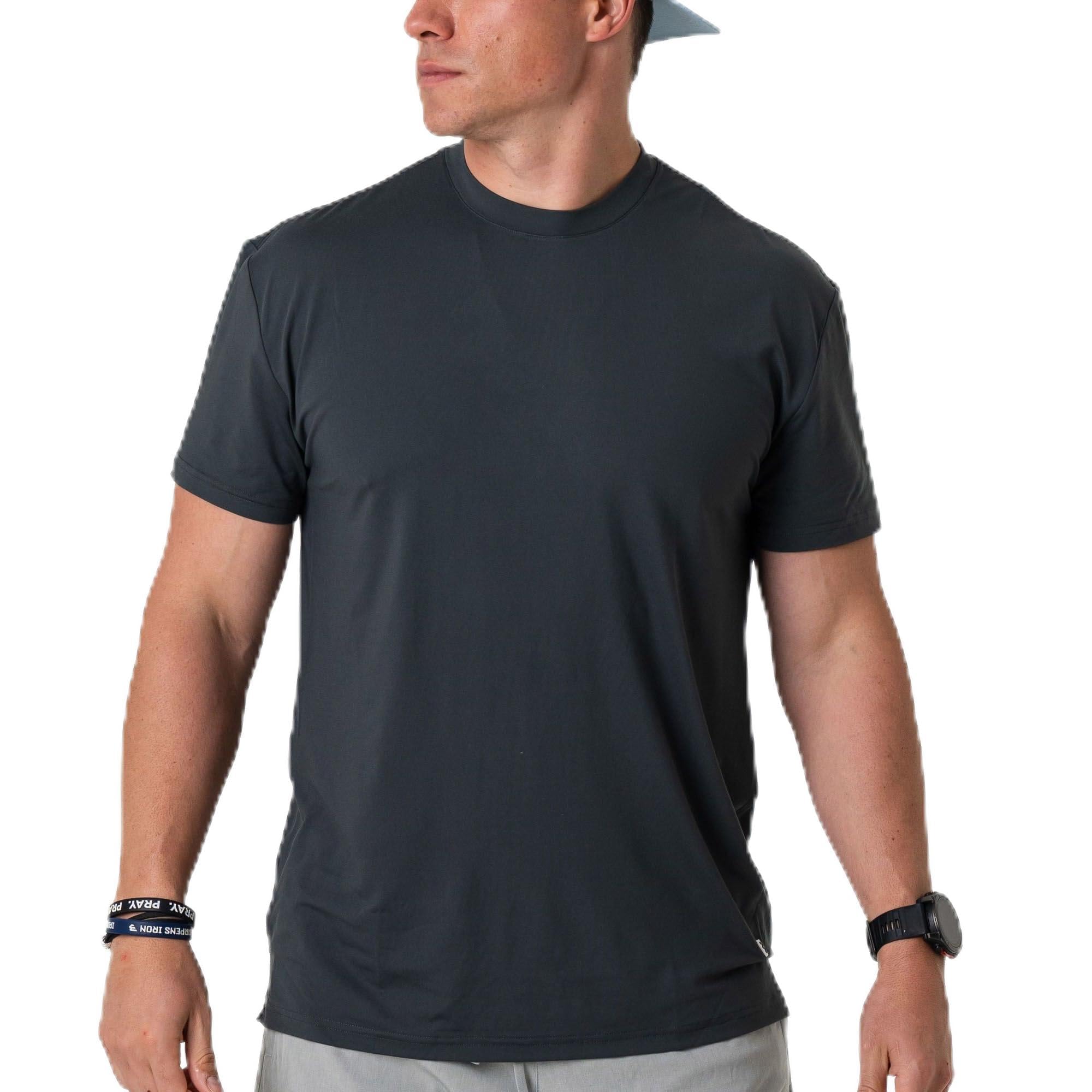 BURLEBO Go to Tee – Men’s Lightweight Performance Shirt with UPF 50 Sun Protection