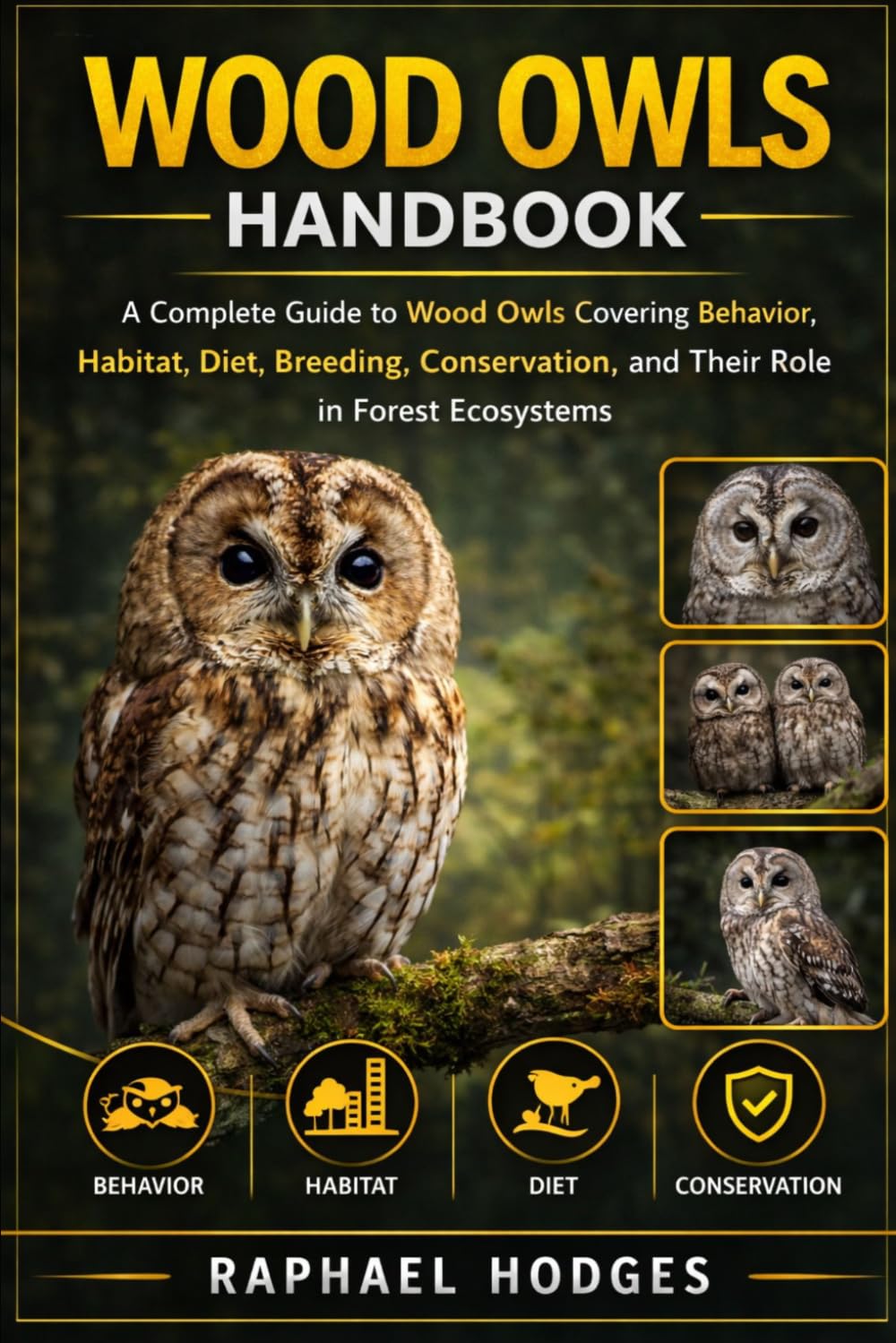 WOOD OWLS HANDBOOK: A Complete Guide to Wood Owls Covering Behavior, Habitat, Diet, Breeding, Conservation, and Their Role in Forest Ecosystems