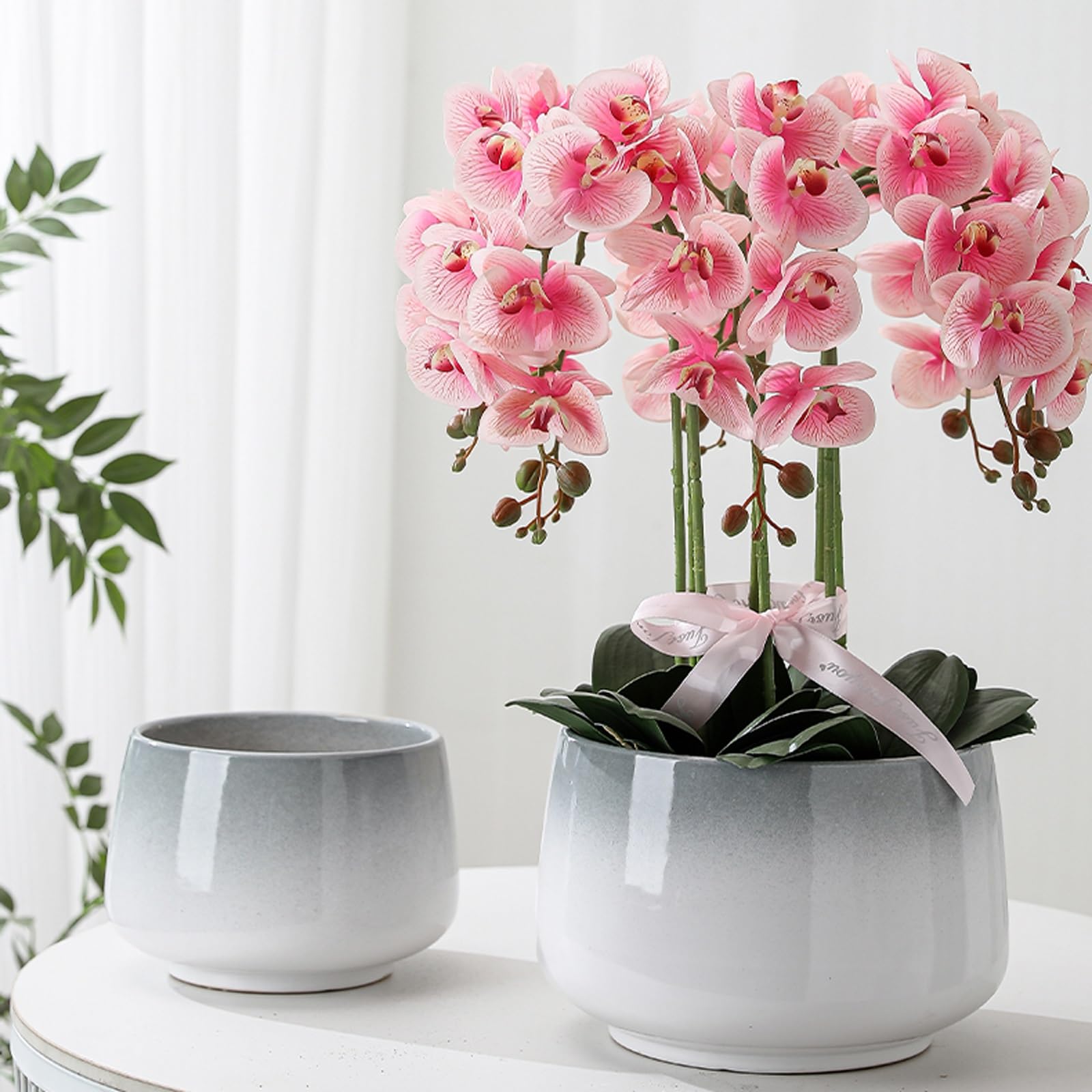 macetas para plantas Doniczka dobrze komponuje się z orchideą, kaktusem, sukulentami, aloesem, bazylią, kwiatami roślin powietrznych, wężownicą dla Domu Ogrodowego