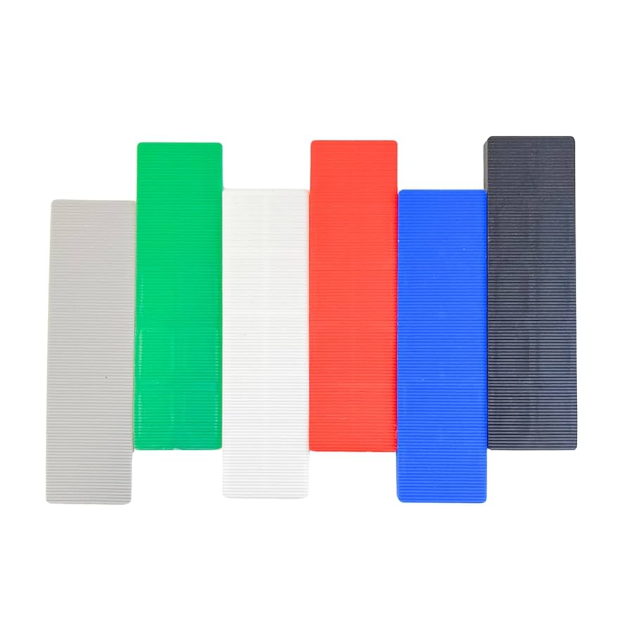 90 PCS Packers, 28mm X 100mm Flat Plastic Glazing Packers (1