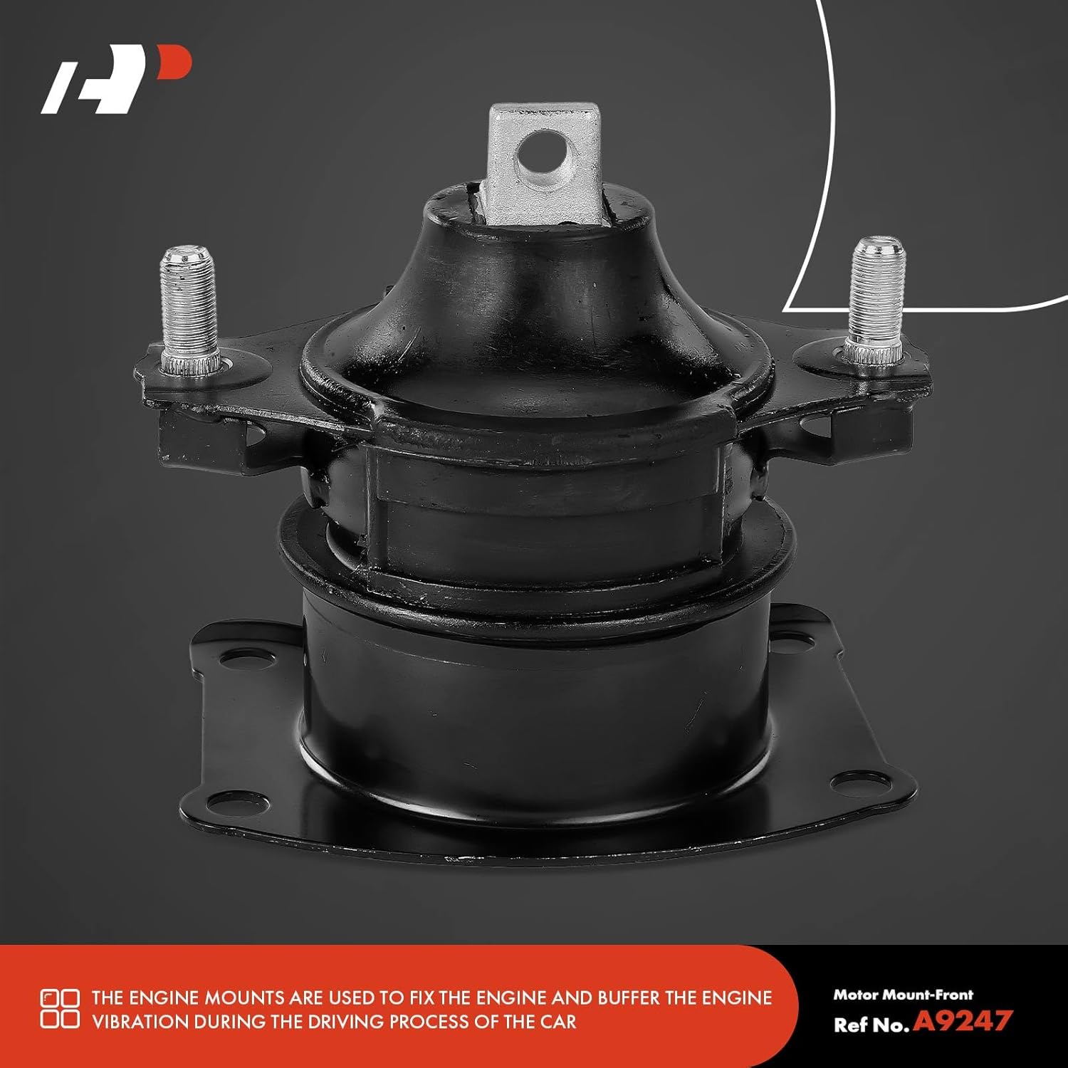 A-Premium 6PCS Engine Motor Mount and Transmission Mount Kit Compatible with Acura TSX 2004 2005 2006 2007 2008, 2.4L, Automatic Transmission, Replace# 50830SEPA02, 50830SEPA03