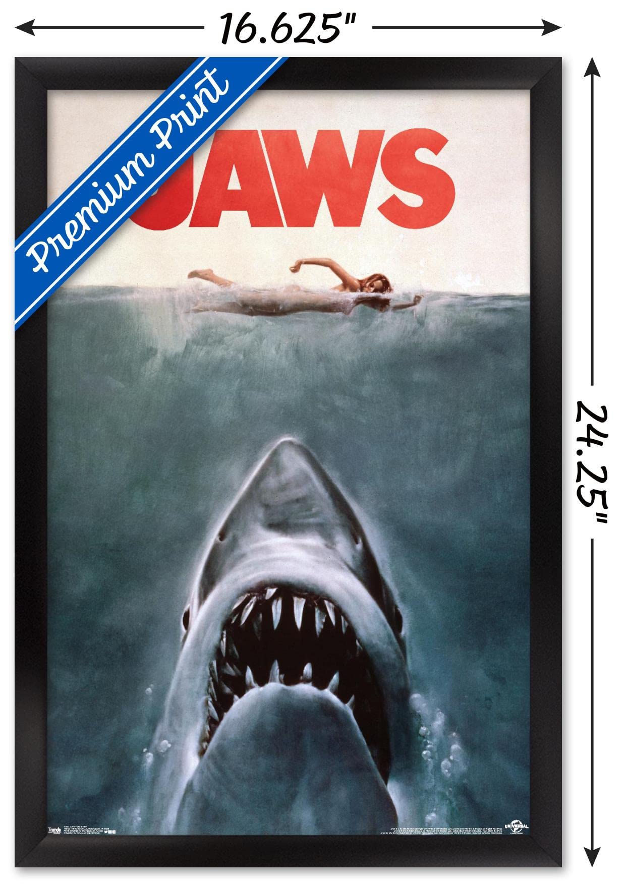 Amazon.com: Trends International Jaws - One Sheet Wall Poster
