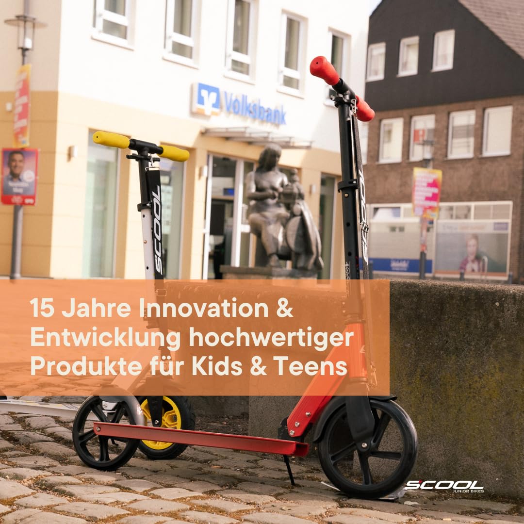 S’COOL Flax Stuntscooter – Freestyle Scooter für Kinder & Jugendliche – Stunt Roller ab 6 Jahren – Kinderroller & City Scooter