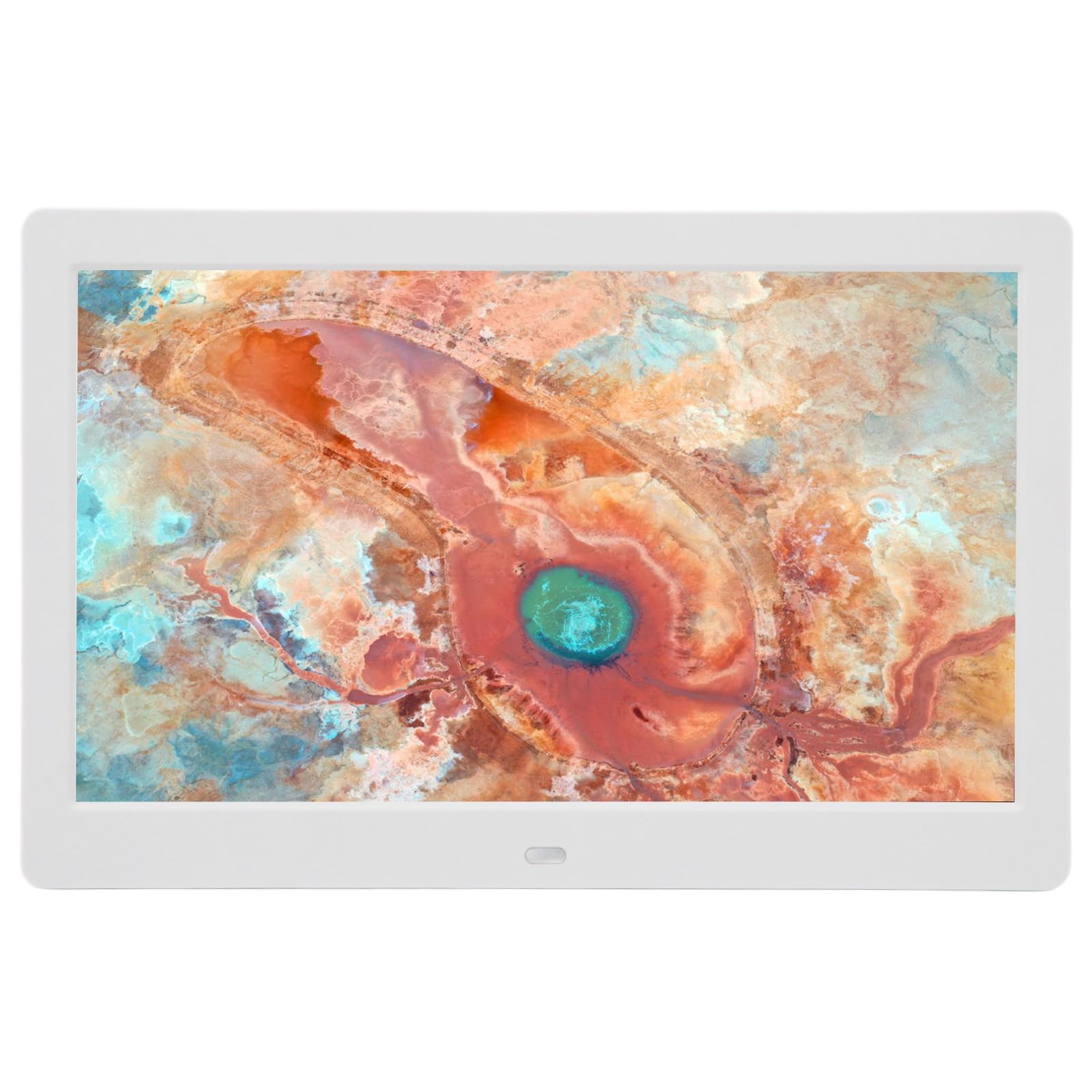 Sorandy 10 Inch Smart Digital Photo Frame, HD Screen Electronic, Remote Control WiFi With High Performance Speaker for Home Office Restaurant Bedroom (UK Plug)