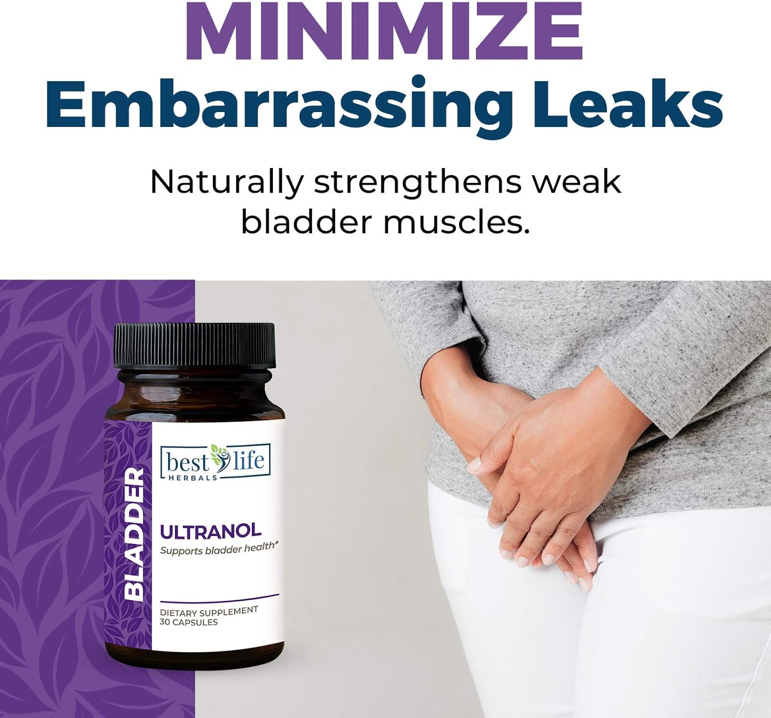 Ultranol Cranberry Supplement for Bladder Health, Overactive Bladder