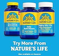 Vista 7 de Nature's Life Soft Gelatin Multiple Complete Daily Multivitamin & Mineral Supplement with Iron 120 Easy-to-Swallow Softgels 2-Month Supply
