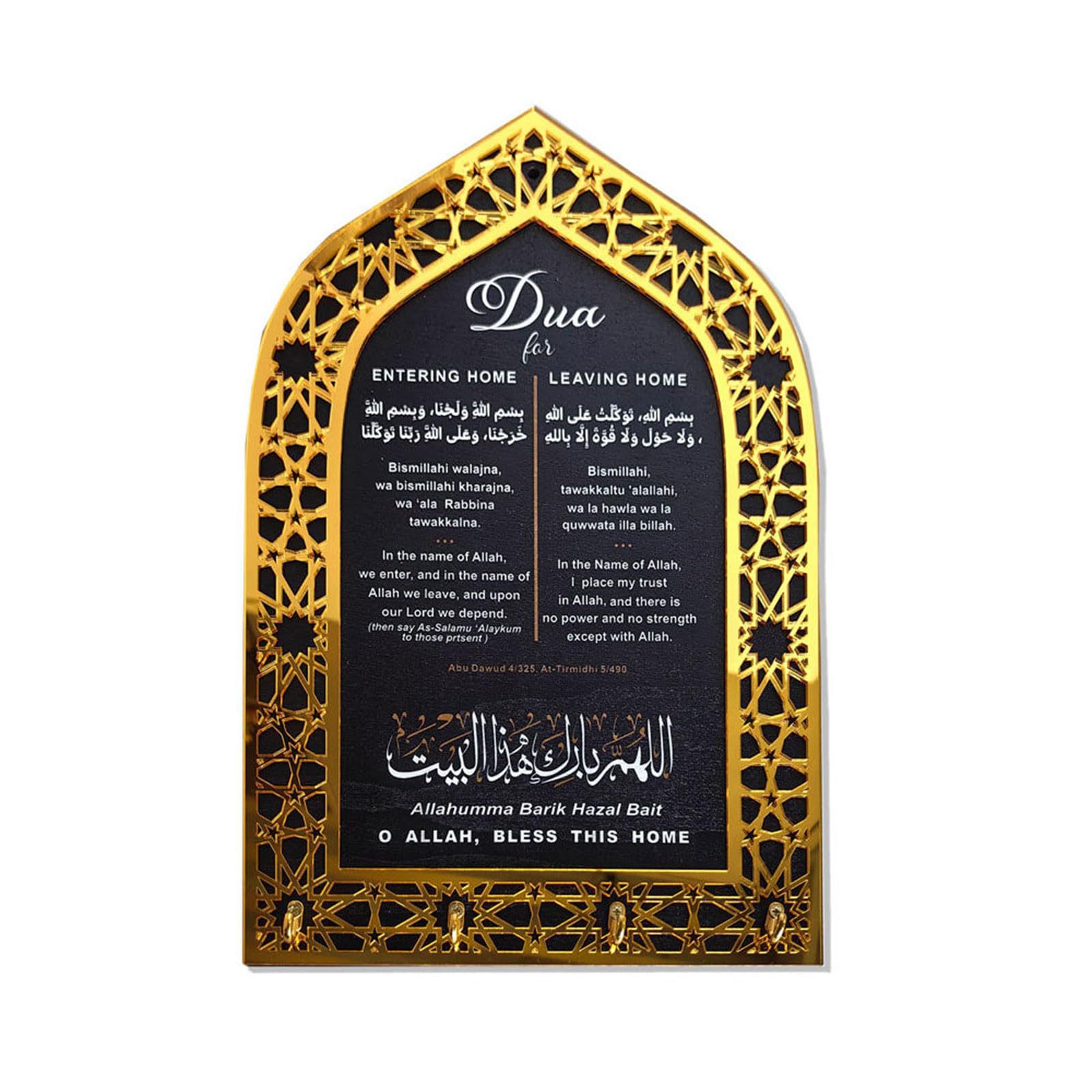Hsioluted Decors Rack Stylish Organizers Hook with Motifs for Functional Home Decoration Organizers