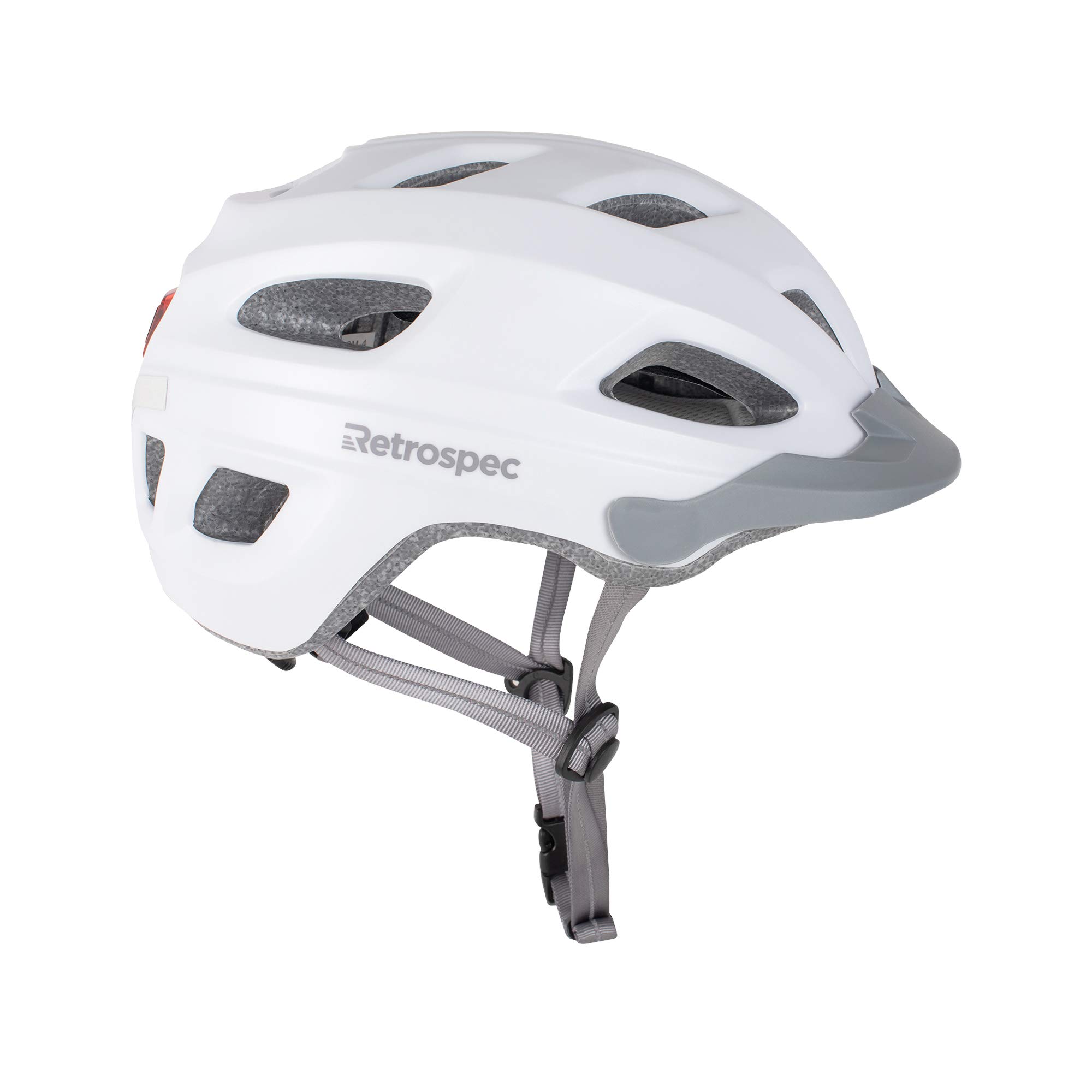 Buy Retrospec CM4 Bike Helmet with LED Safety Light Adjustable Dial