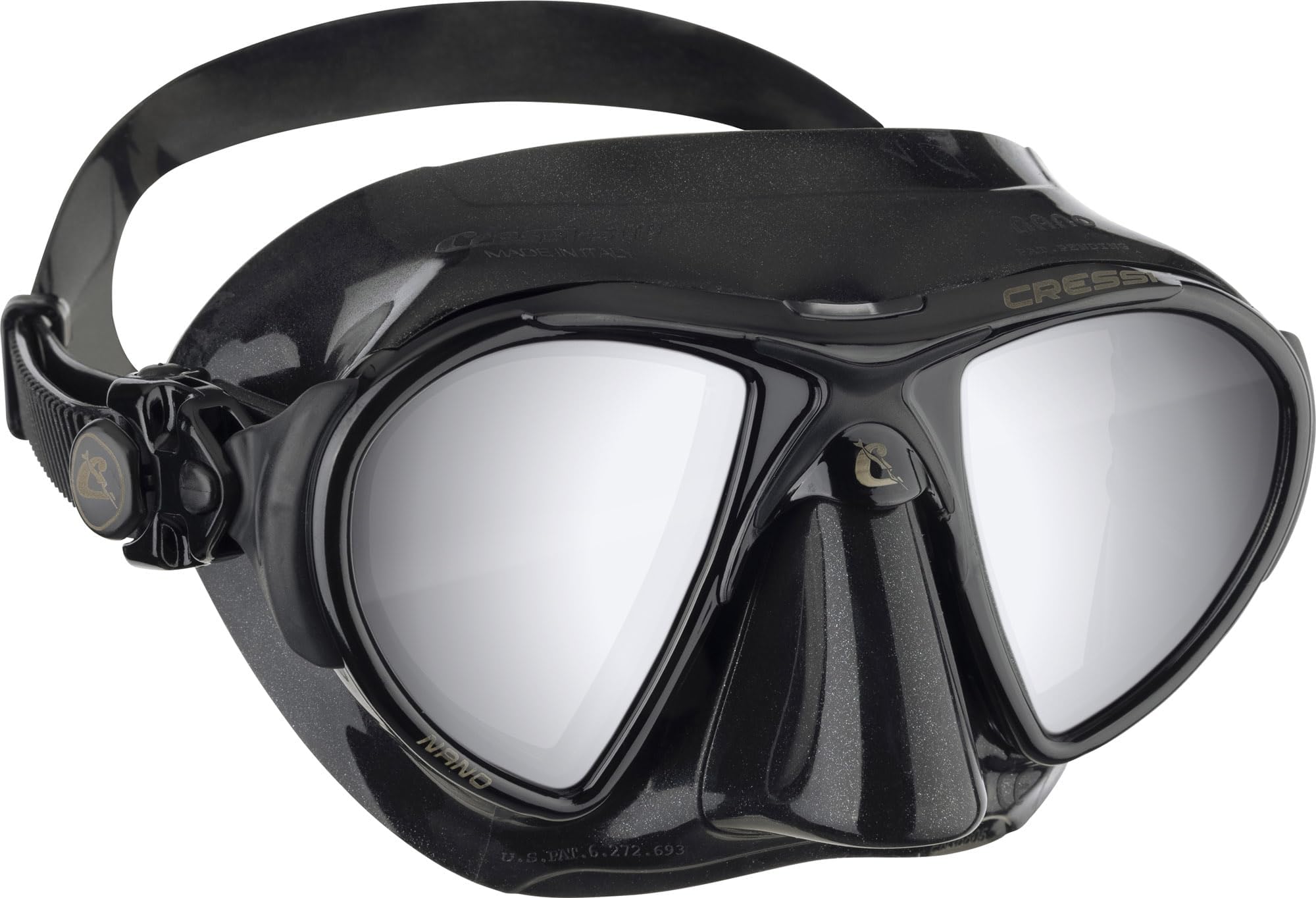 Low Volume Adult Mask for Scuba, Freediving, Spearfishing - Nano Made in Italy