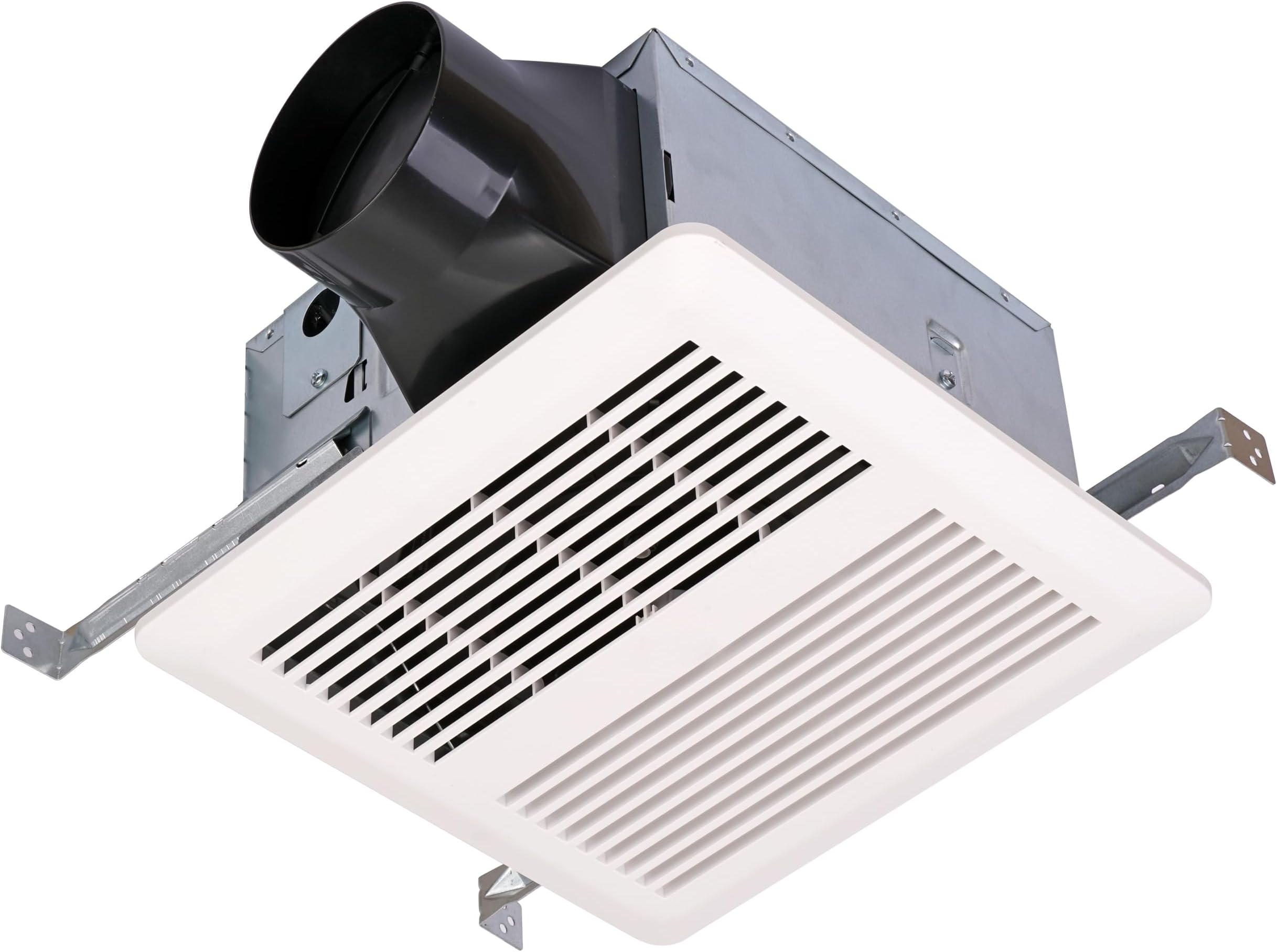 KAZE APPLIANCE SNP100 | 100 CFM | 0.8 Sone | Energy Star Certified | No Attic Access Required | Bathroom Ventilation Exhaust Extractor Fan