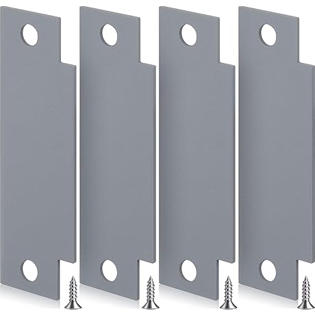 Zonon Door Strike Plate Filler | Enhanced Home Security with Carbon Steel