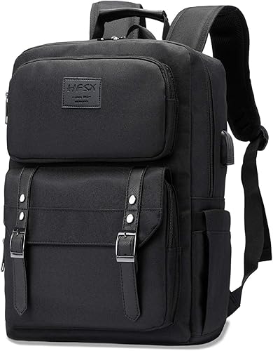 HFSX Mochila para laptop para mujeres y hombres, mochilas universitarias, mochila vintage, mochila para libros, mochila de viaje antirrobo con