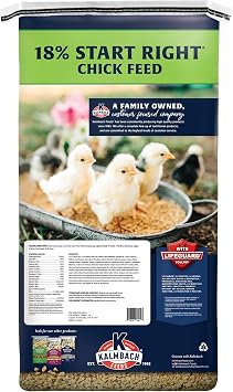 KALMBACH Feeds All Natural 18 Protein Start Right Chick Feed, 50-LB Bag