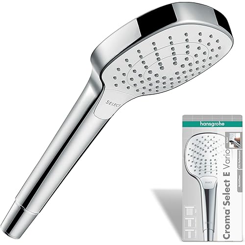 hansgrohe Handheld Shower Croma Select E Vario white/chrome