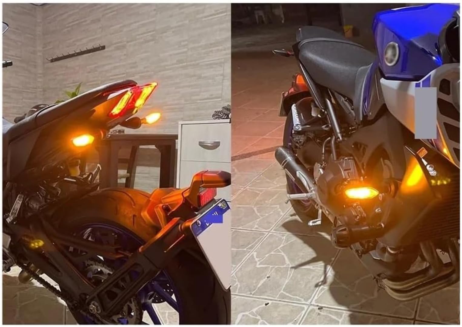 Generic Mini uniwersalne wskaźniki Dla XJ6 Dla Diversion F 2009-2016 Motocyklowe migające światła kierunkowskazów LED (przezroczyste, 4 szt.)