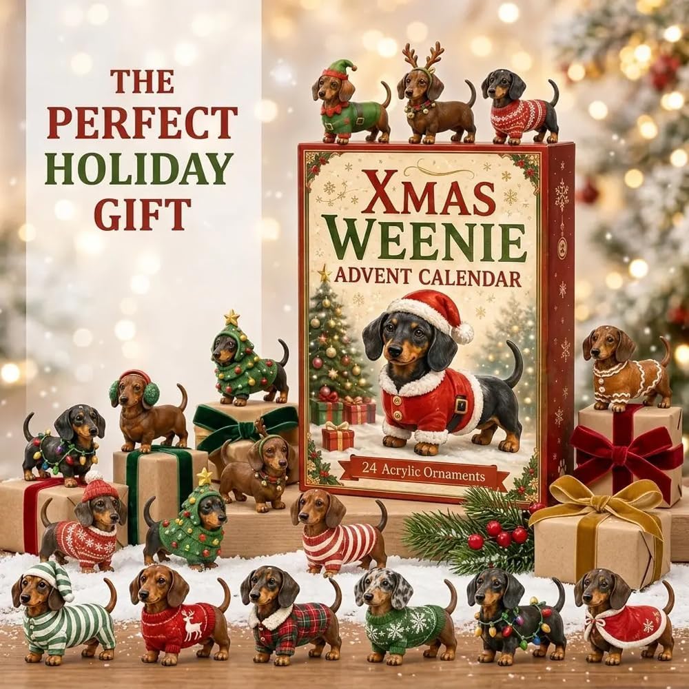 2026 Calendario dell'Avvento Bulldog Francese, Tema Cane Countdown Natale，A