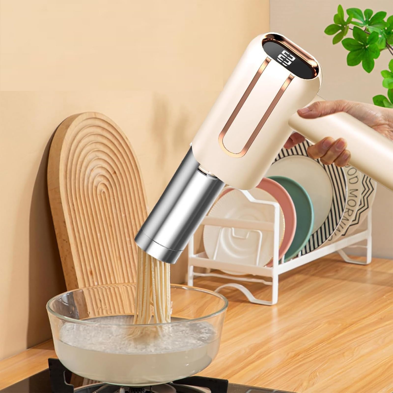 XAGMODSHN Pasta Elettrica Produttore Pasta Elettrica Macchina Macchina per Cucine per Cuocere per Cottura per Cucinare