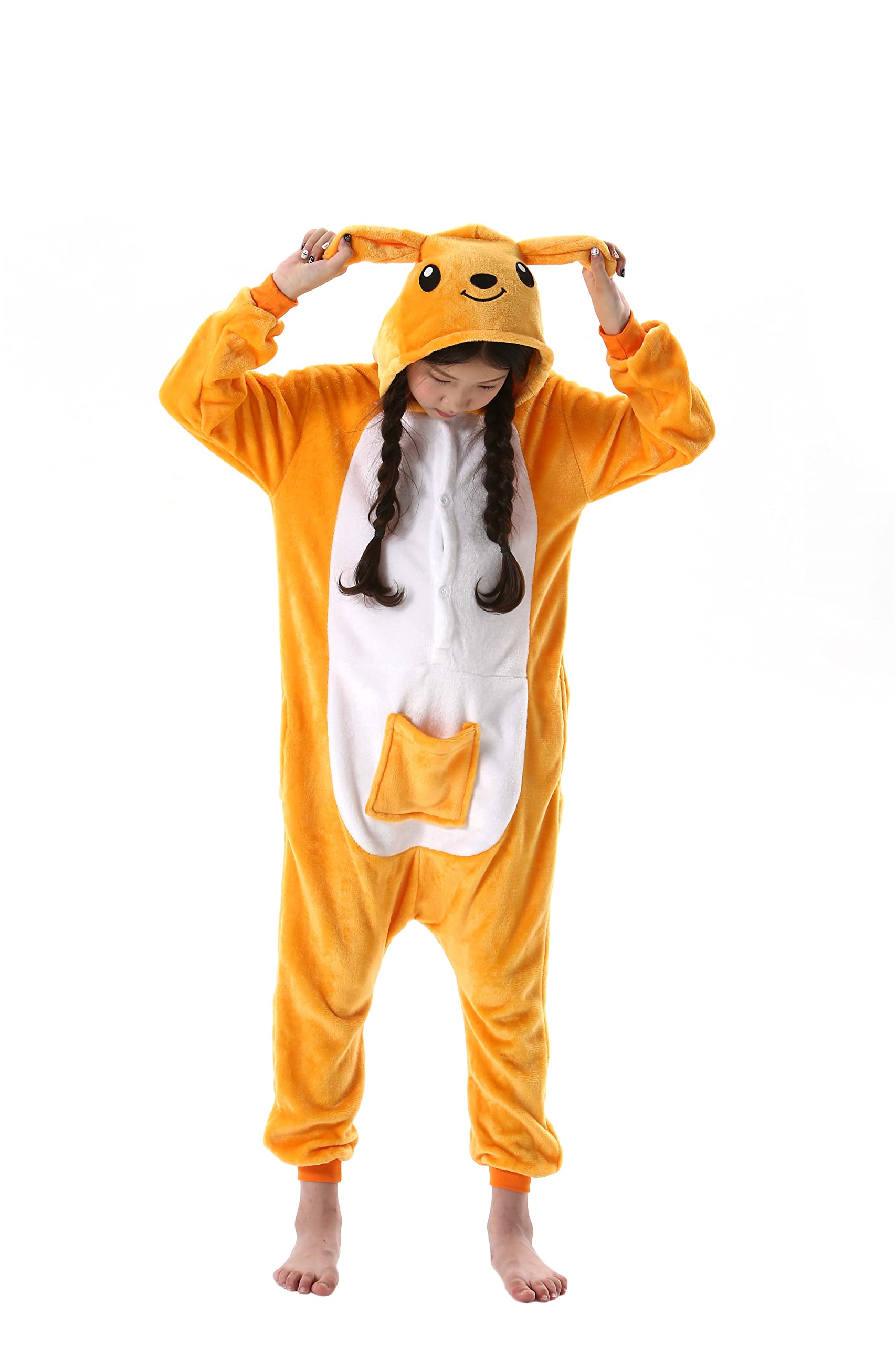 Pyjama Une Pièce Enfants - Déguisement Animal Doux (Licorne, Dinosaure, Etc.) - Taille 100 à 140