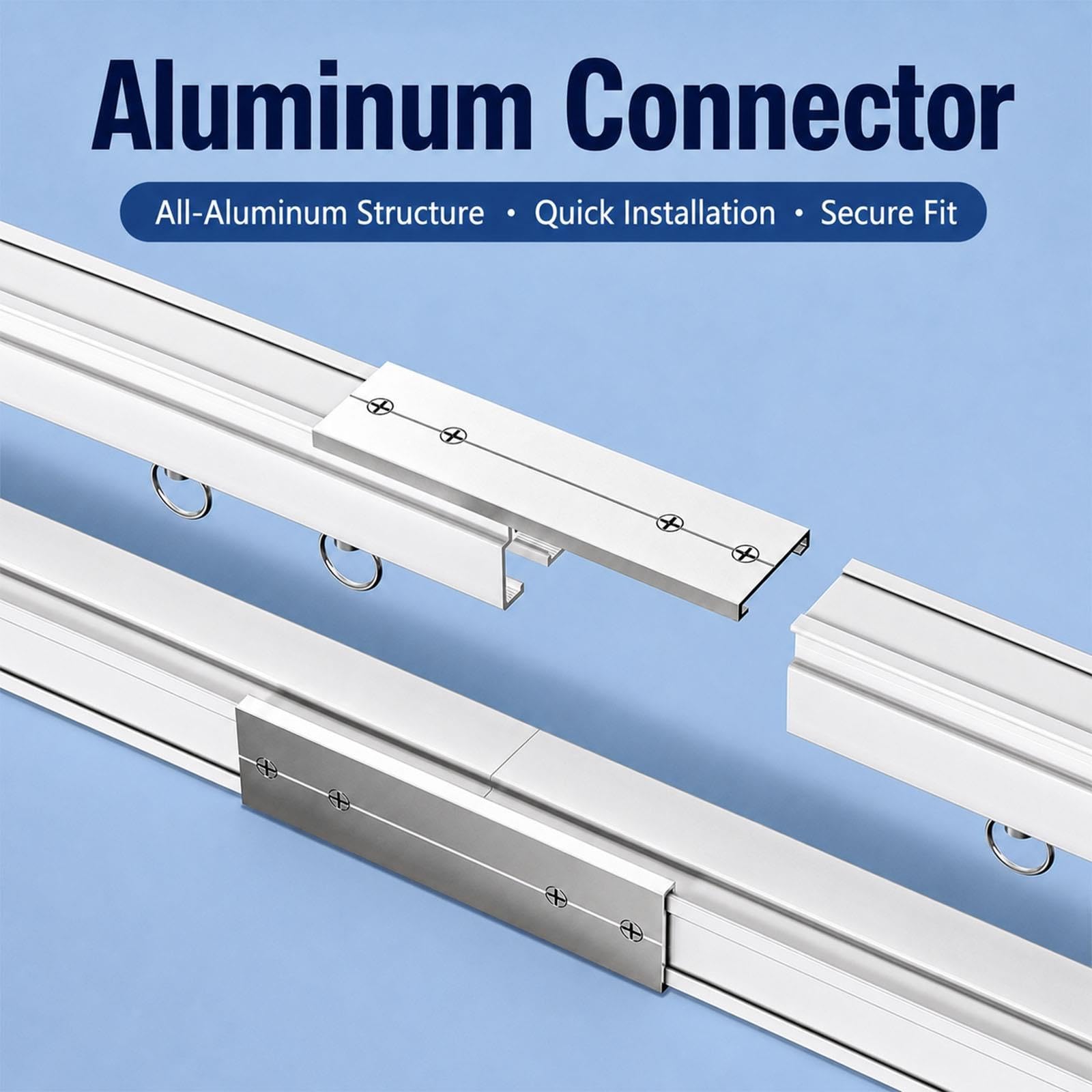 Flexible Aluminum Curtain Track, Ceiling Or Wall Mount, Bendable