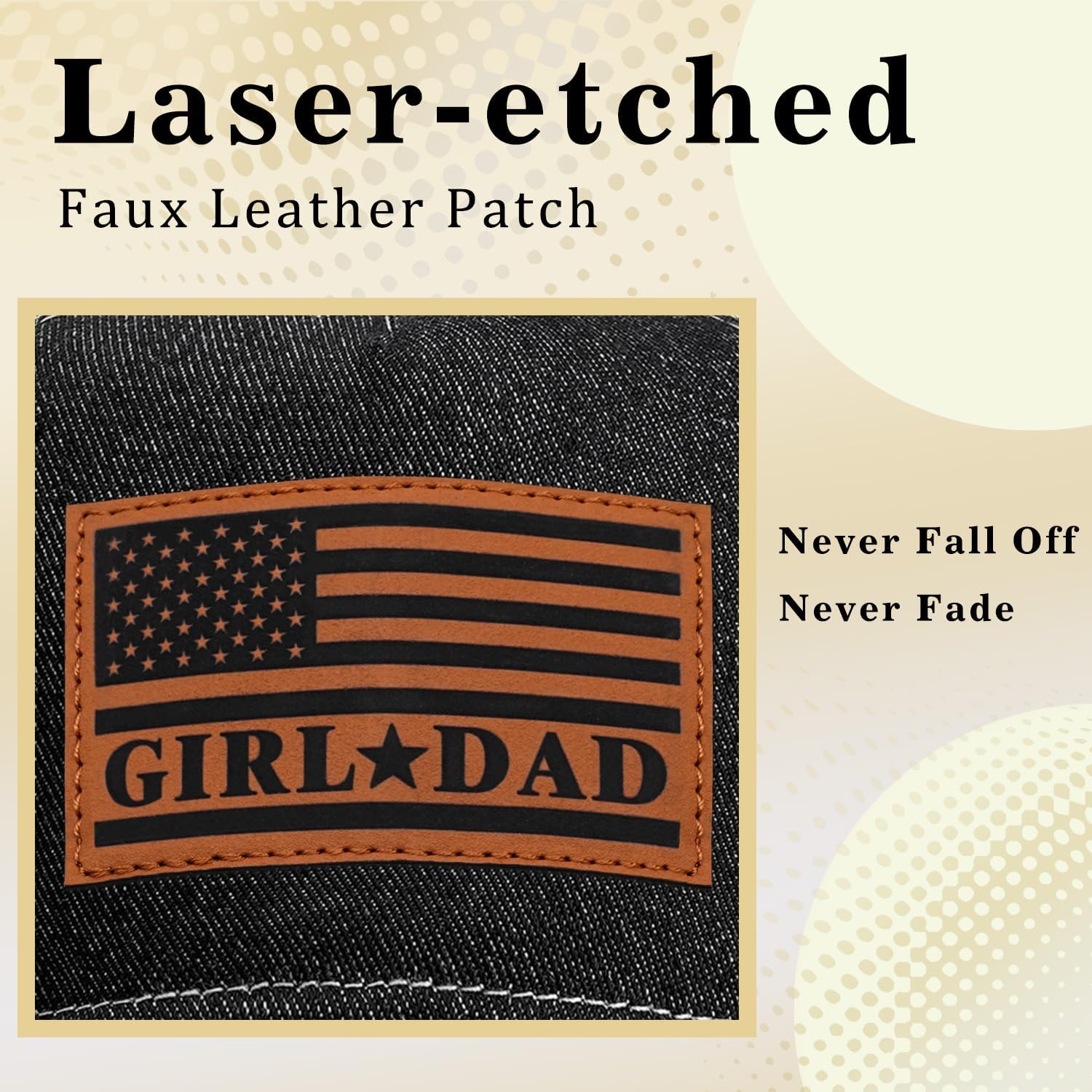 Girl Father Daddy Gifts Dad Hats for Men, Adjustable Dad Trucker Hat, Fathers Day Birthday Gifts from Daughter - Image 2