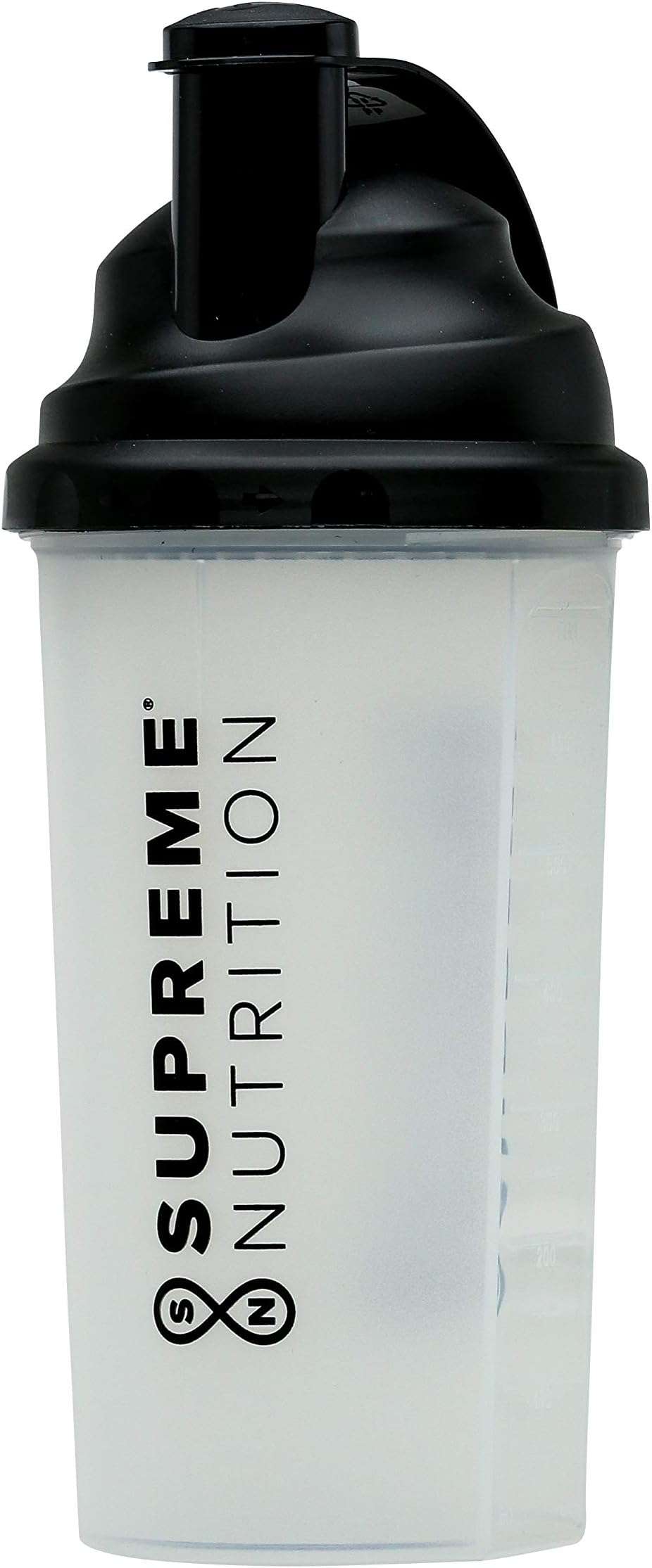 Supreme Nutrition Shaker (Transluscent Black)