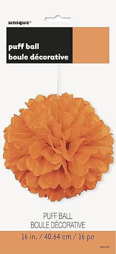 Miniatura 7 de Pompón de papel de seda color negro, de 16 pulgadas., 16", Azul claro