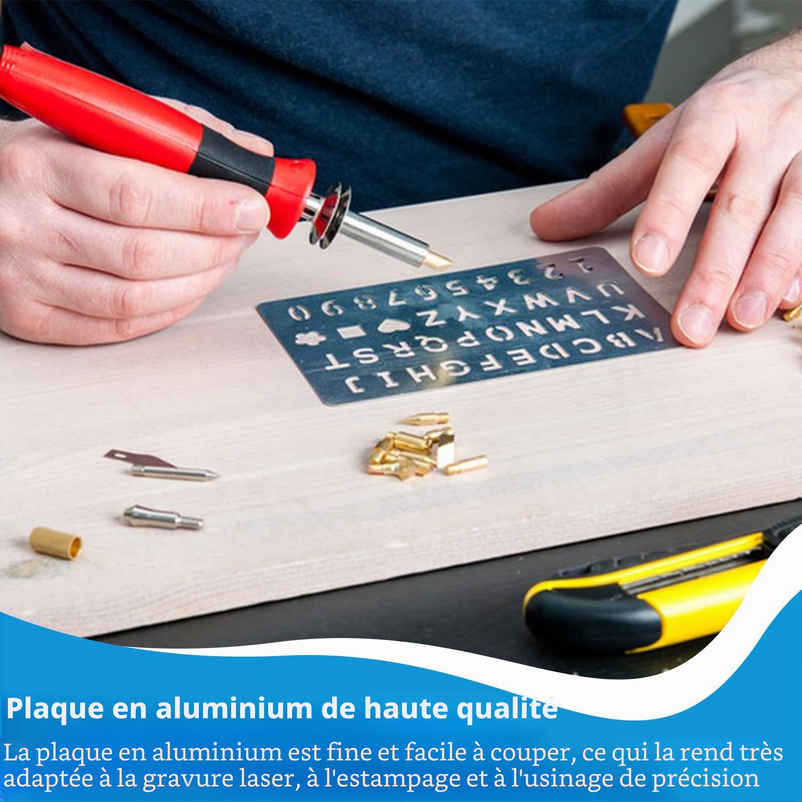 Lot de 8 Plaque Aluminium 0.5mm, 30x20cm Plaque Metal avec Film Protecteur Tole Alu pour Modélisme DIY Artisanat Industrie Projets Créatifs et Chaudronnerie