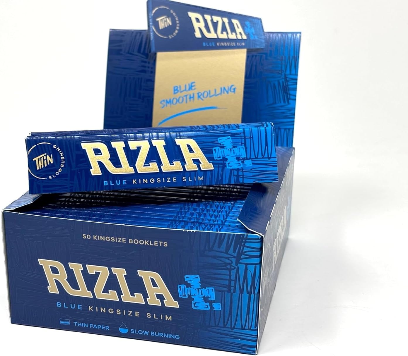 Rizla Blue Plant Based King Size Slim 50pks/Box
