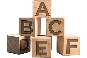 Personalized Engraved Name Blocks for Nursery