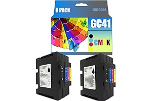 GC41 Ink Cartridges Compatible for Ricoh GC41, High Ink Volume Compatible for...