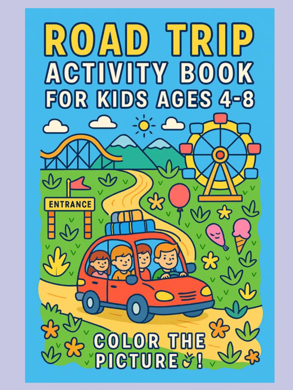Road Trip Activity Book for Kids