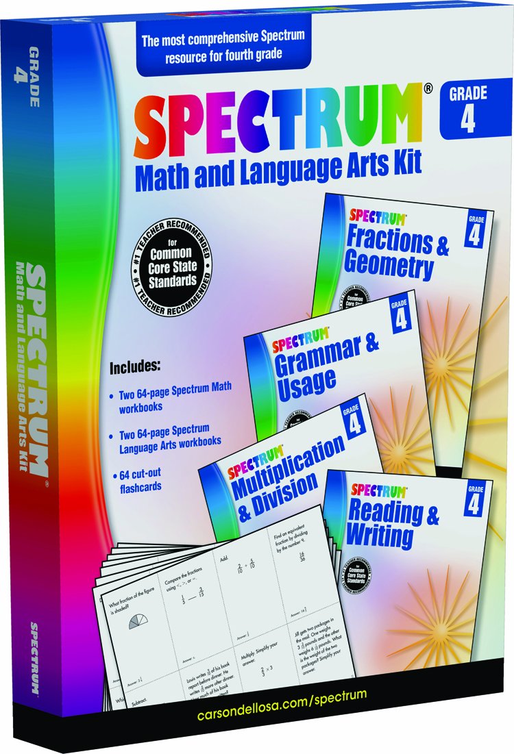Spectrum Math and Language Arts Kit: Grade 4