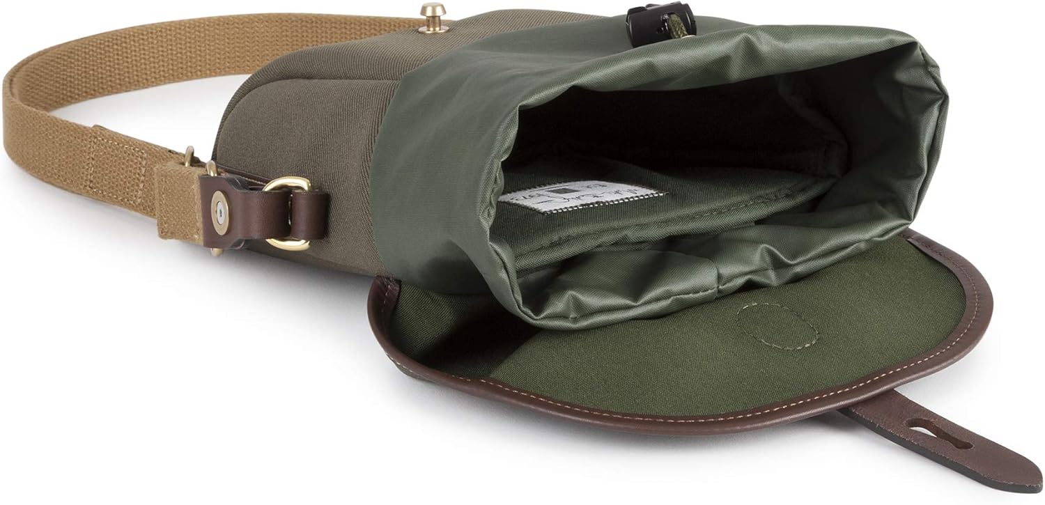 Billingham Galbin 8 Binocular Case (Sage FibreNyte / Chocolate Leather)